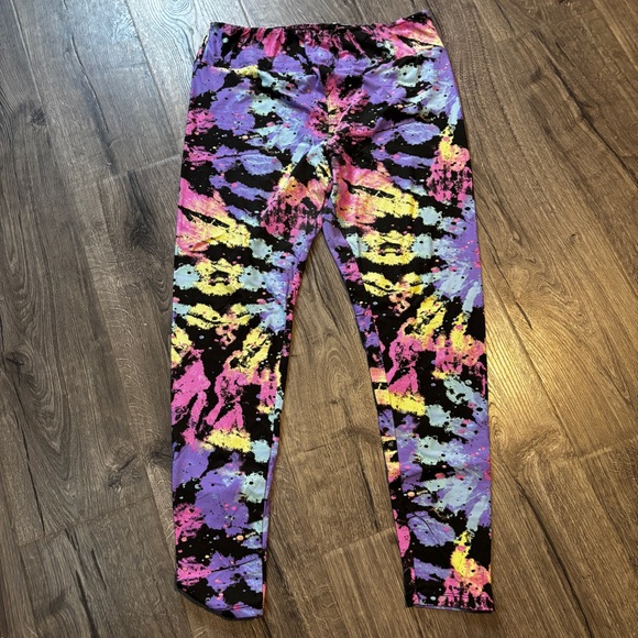 LuLaRoe Pants - LuLaRoe Women’s Leggings in Pink, Purple, Yellow, and Black